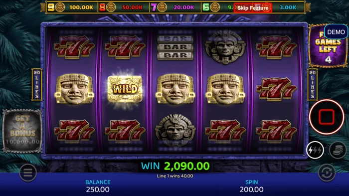 Mayan Madness - добивка во бонус играта